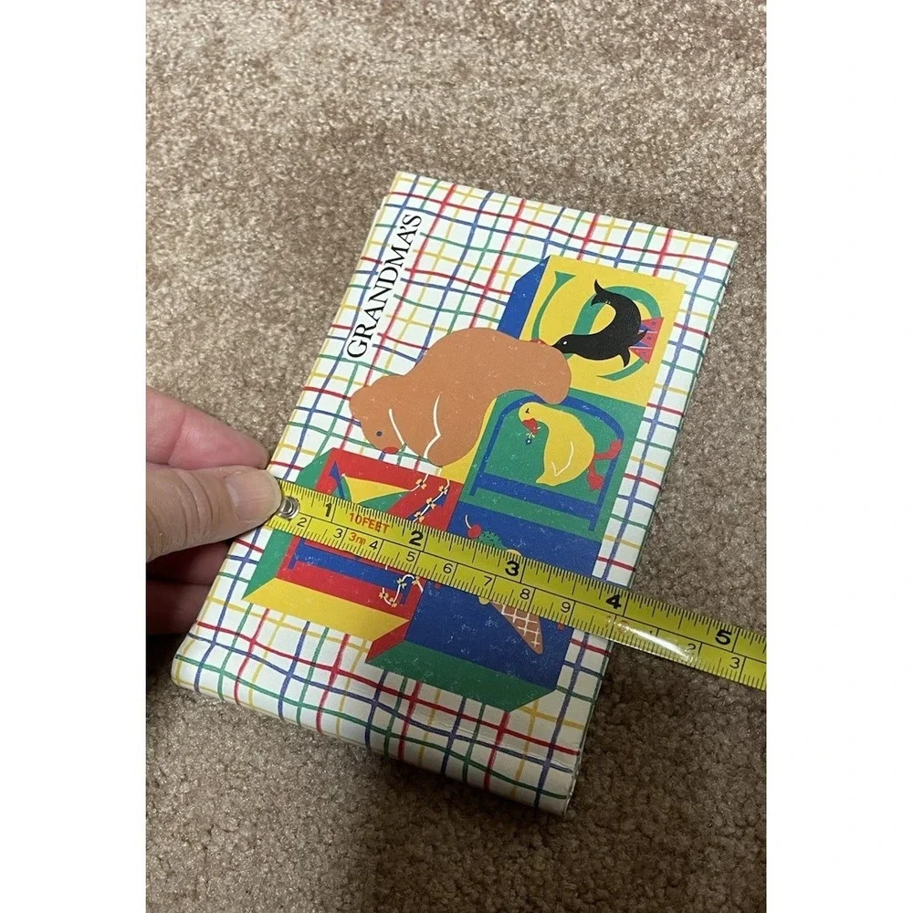 Grandma's Photo Album 1985‎ Gear Kids Teddy ABCs Blocks Book 3x5 Vintage Unused